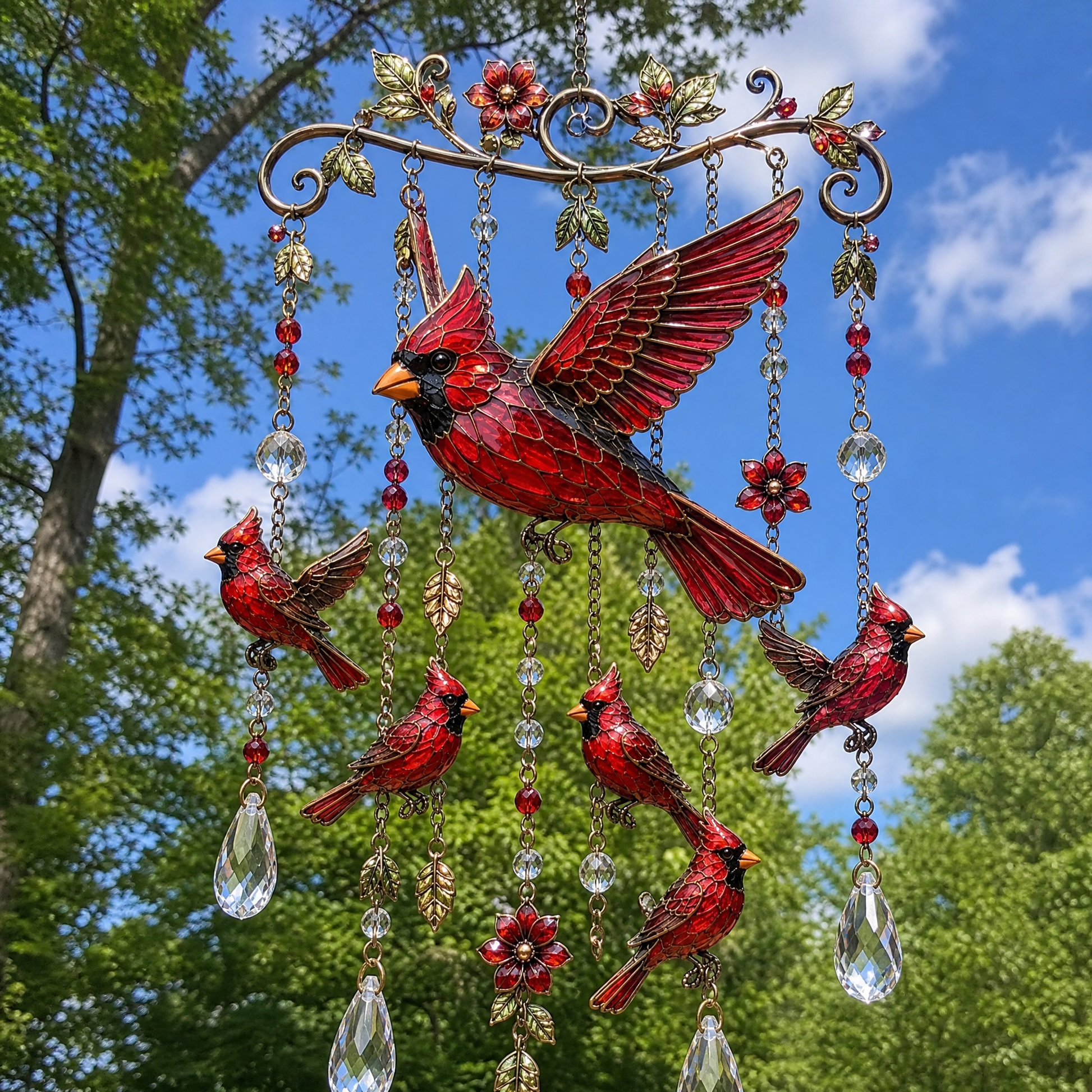 Graceful Hummingbird Wind Chime Add Beauty to Every Breeze
