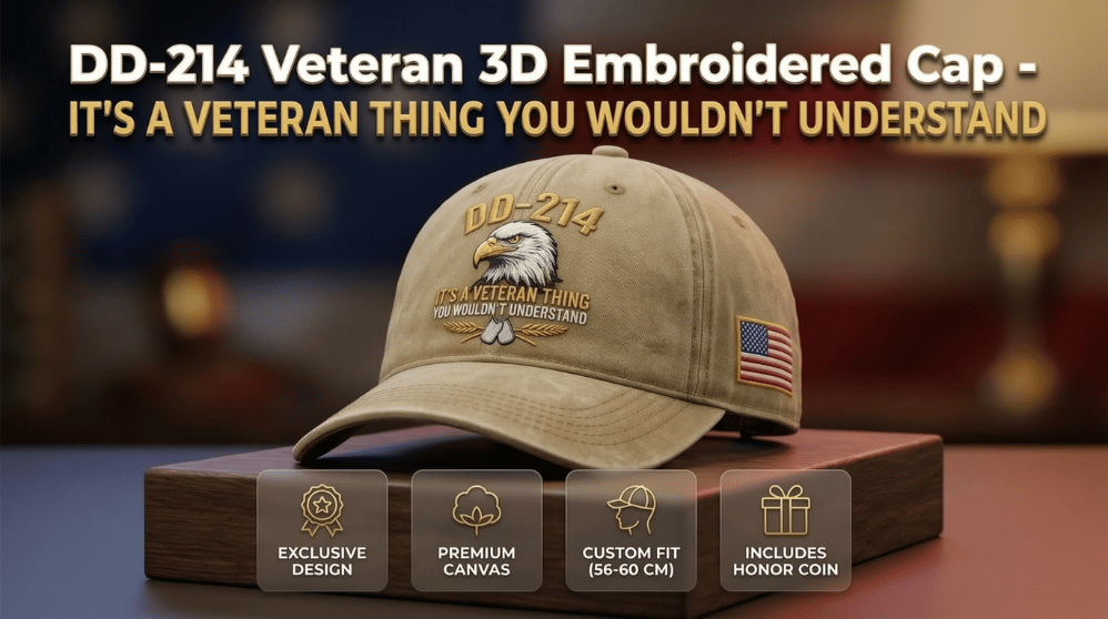 Product image placeholder for veteran embroidered cap
