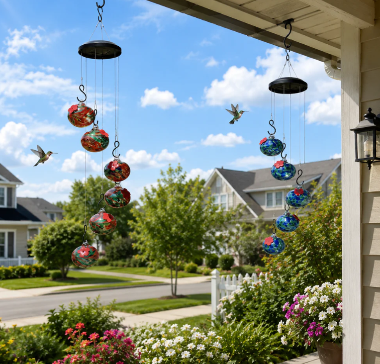 🔥Last Day 50% OFF 🎐Charming Wind Chimes Hummingbird feeders