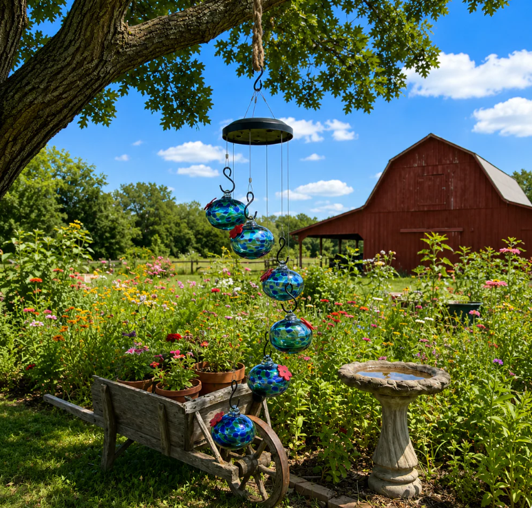 🔥Last Day 50% OFF 🎐Charming Wind Chimes Hummingbird feeders