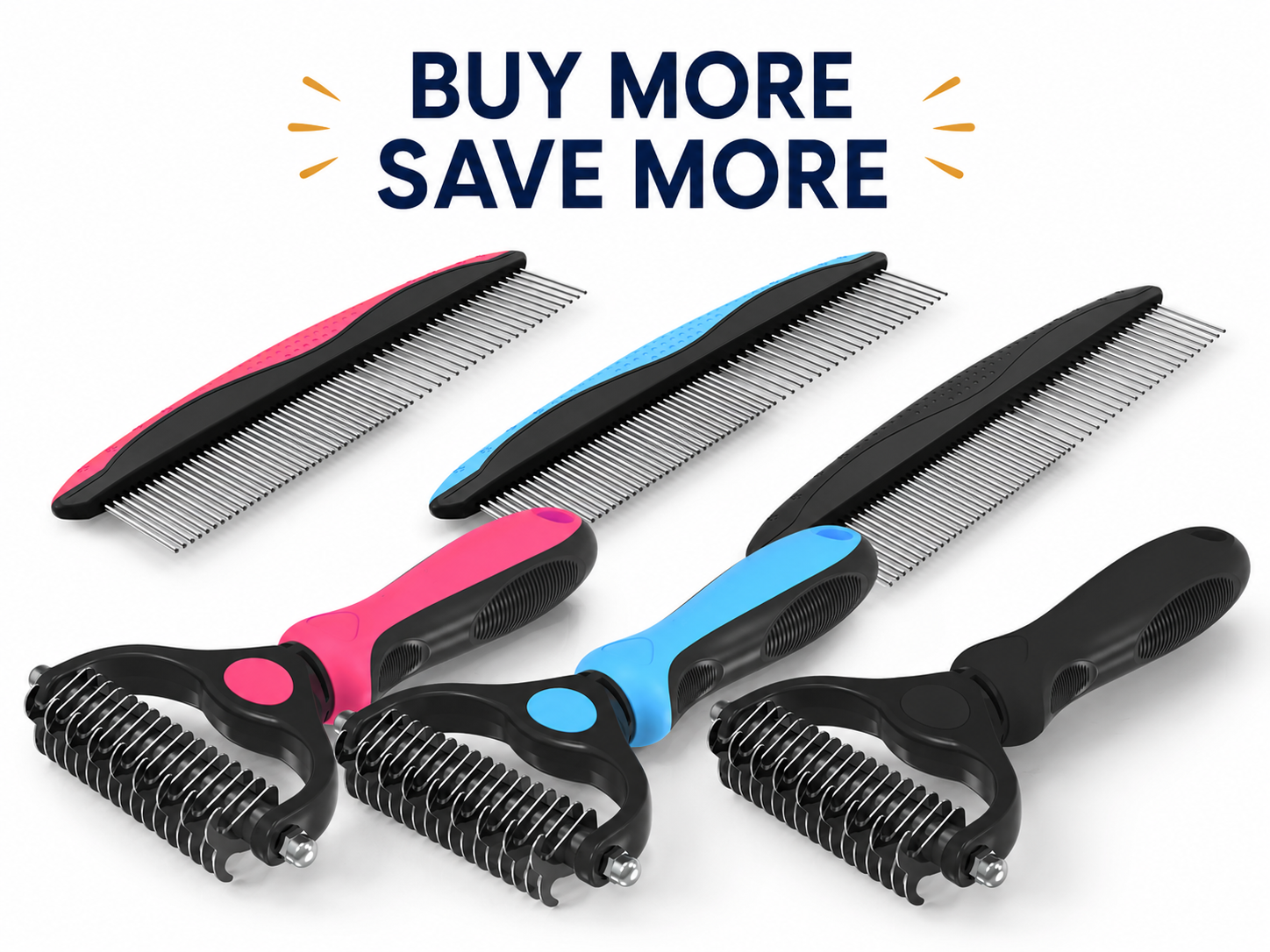 Suggested image: recommended product card image showing Gentle Pet Hair Remover Comb with collected pet fur