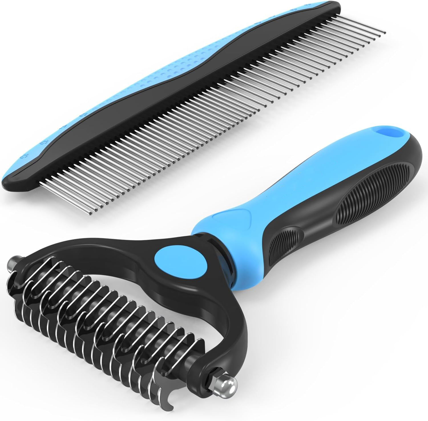 Gentle Pet Hair Remover Comb – Easy Dematting Brush for a Softer, Cleaner Coat