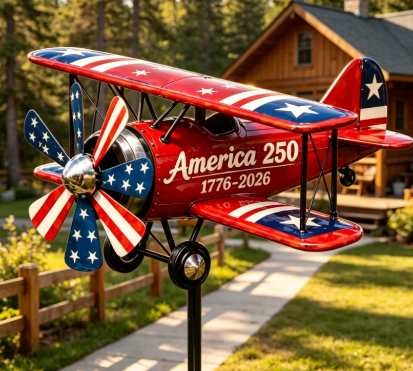 🔥 Limited time 49% OFF 🔥 USA  “Liberty Windmill” Patriotic Garden Wind Spinner - ✈️ (Free Delivery Fee)