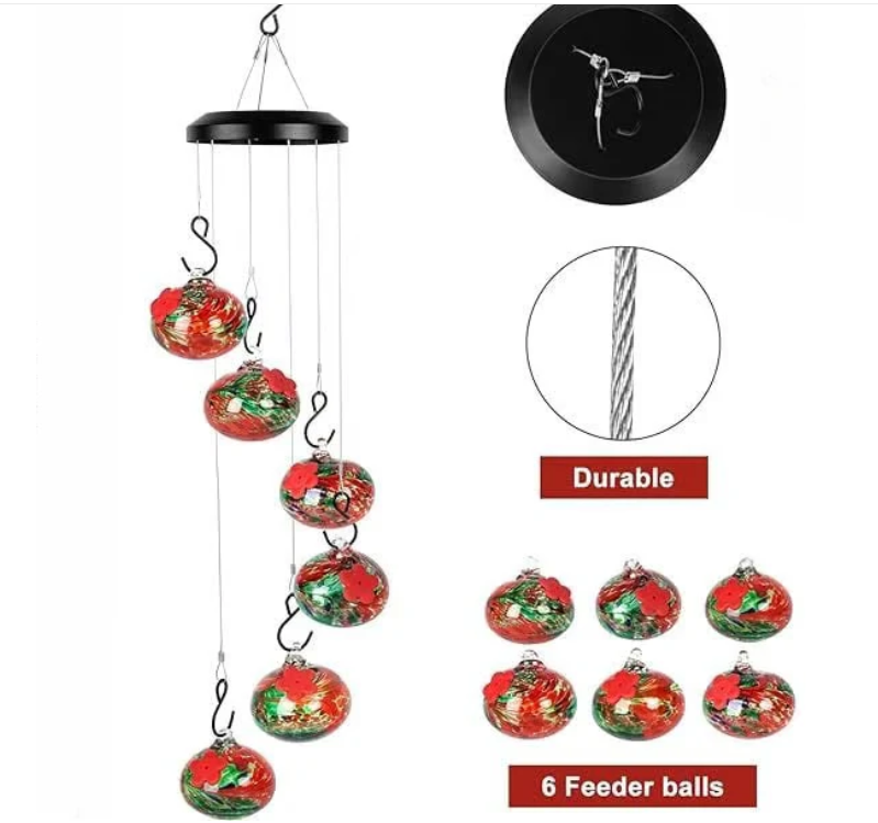 🔥Last Day 50% OFF 🎐Charming Wind Chimes Hummingbird feeders