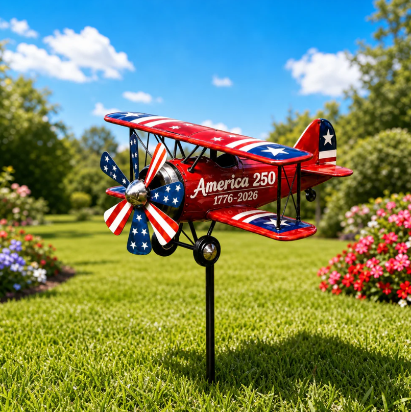 🔥 Limited time 49% OFF 🔥 USA “Liberty Windmill” Patriotic Garden Wind Spinner - ✈️ (Free Delivery Fee)