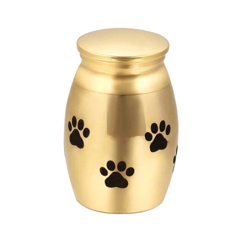 Pet Ashes Hair Storage Jar 40*30mm Stainless Steel Memorial Urn Pendant