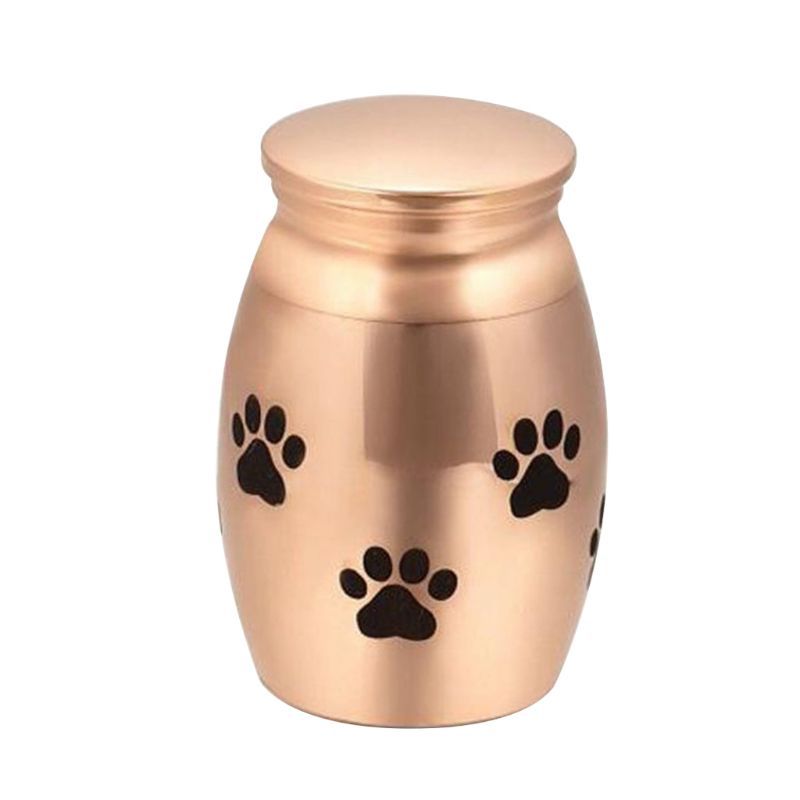 Pet Ashes Hair Storage Jar 40*30mm Stainless Steel Memorial Urn Pendant