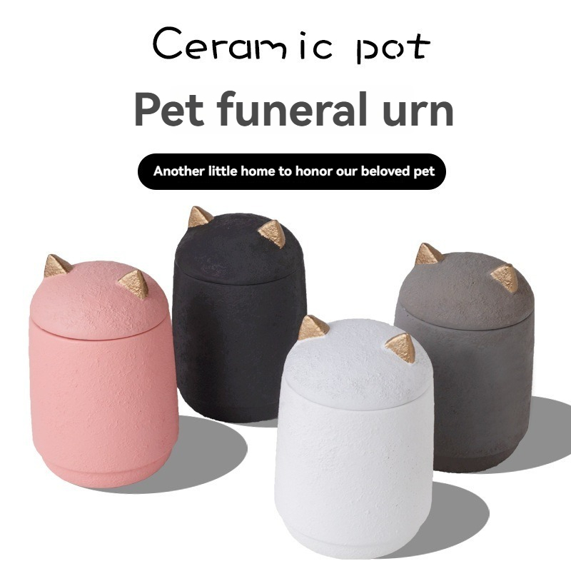 Pet funeral storage box / Environmentally friendly cremated ashes container