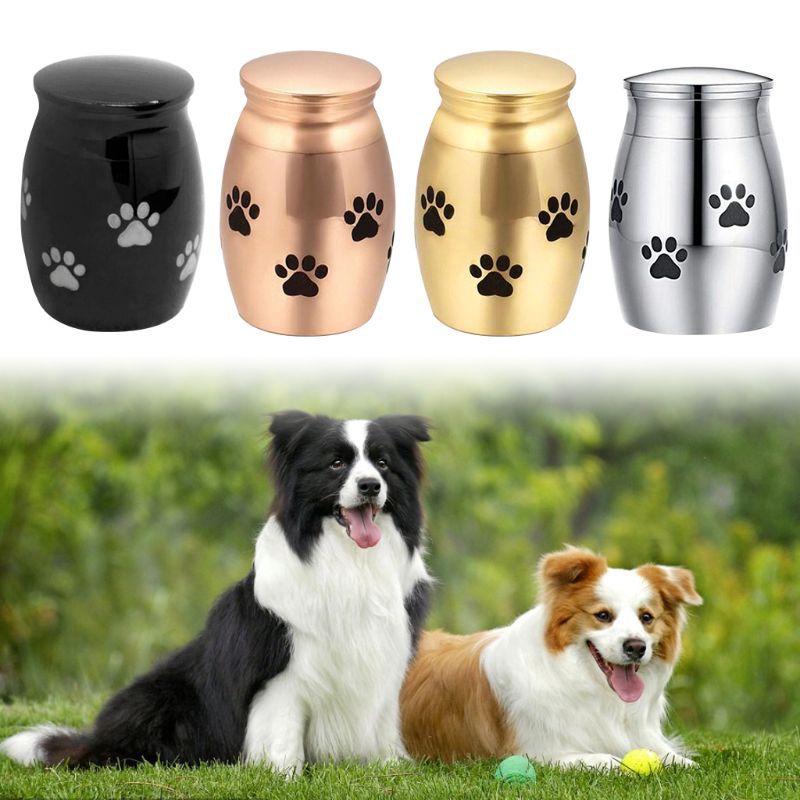 Pet Ashes Hair Storage Jar 40*30mm Stainless Steel Memorial Urn Pendant