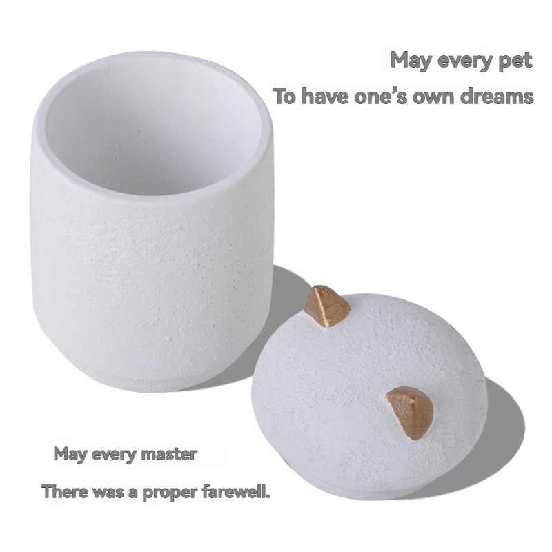 Pet funeral storage box / Environmentally friendly cremated ashes container