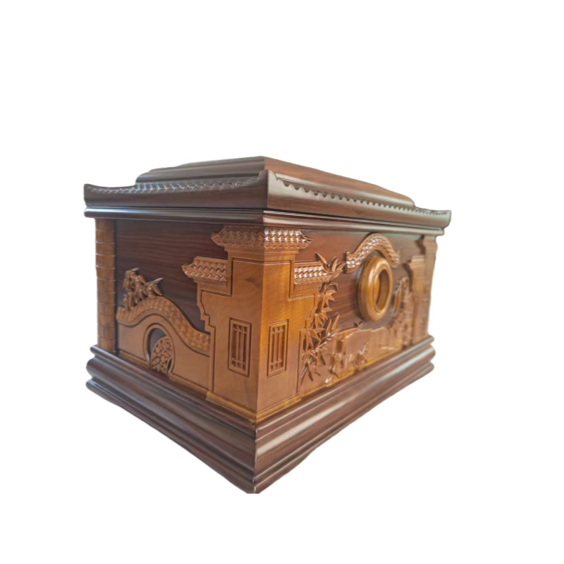 Solid wood pet cremation box - moisture-proof longevity box