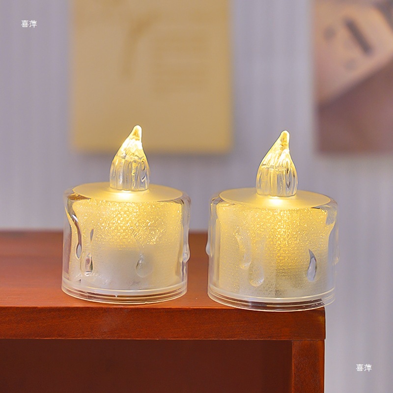 LED Pet Memorial Candle, Electronic Everlasting Lamp for Dog Cat Remembrance Worship