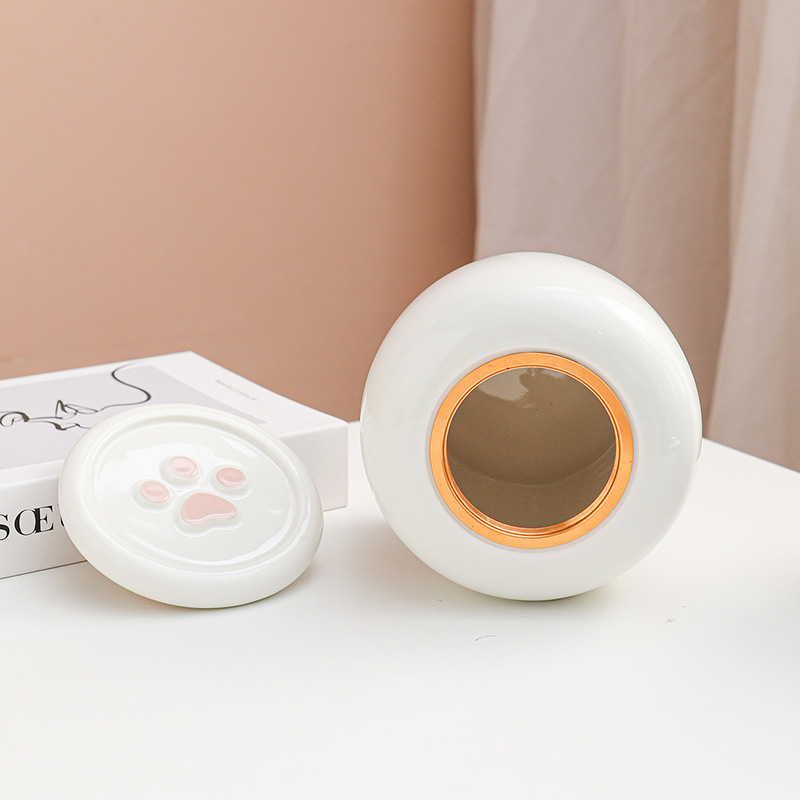 Ceramic pet cremation urns - Dog and Cat Memorial Urns
