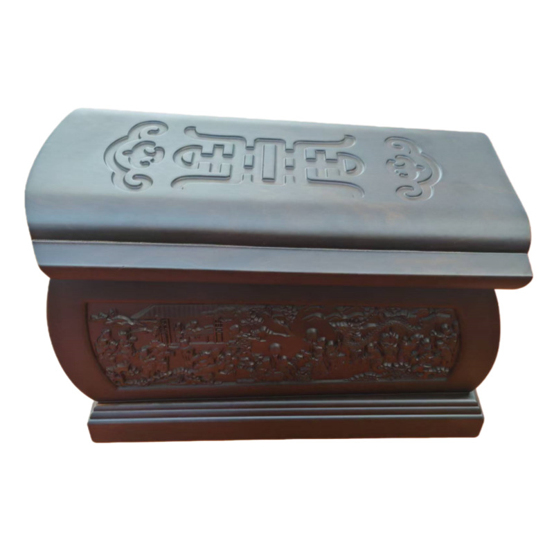 Pet Wooden Casket, Anti-Corrosion Memorial Box for Dog Cat Ashes