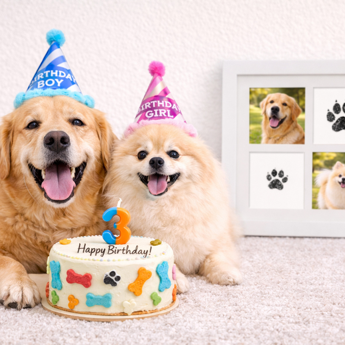 DIY Pet Paw Print Souvenir, Wash-Free Ink Pad for Dog & Cat Lovers