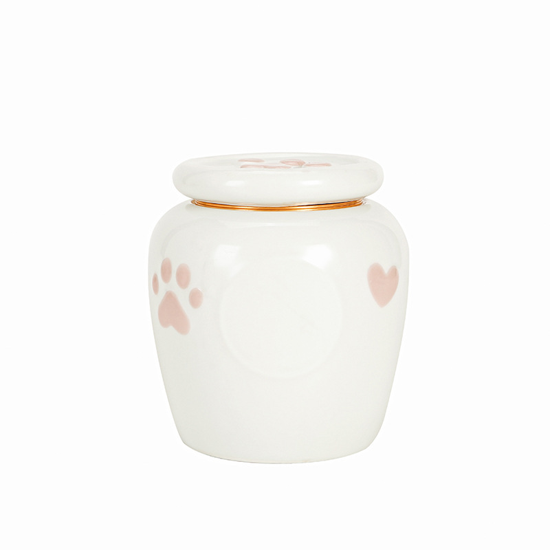 Ceramic pet cremation urns - Dog and Cat Memorial Urns