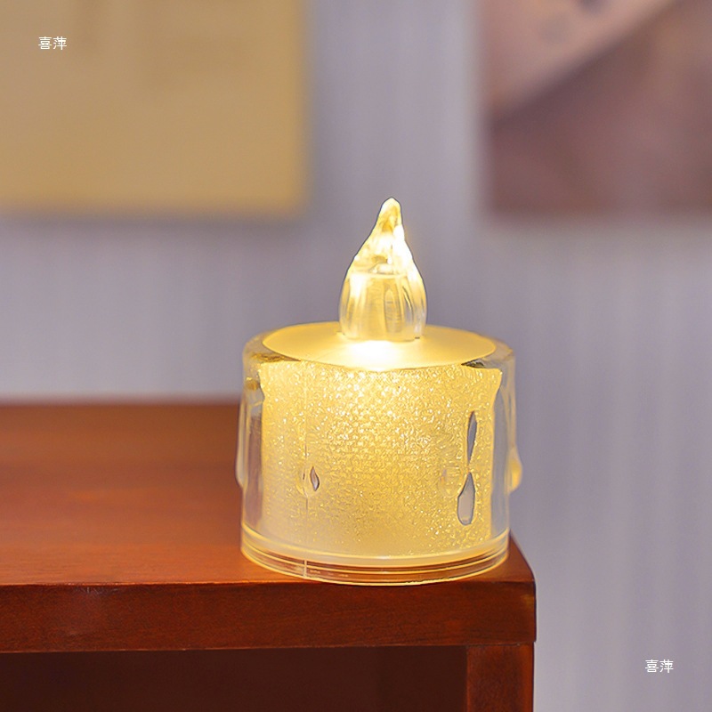 LED Pet Memorial Candle, Electronic Everlasting Lamp for Dog Cat Remembrance Worship