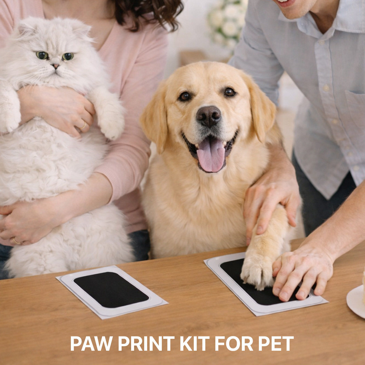 Pet Paw Print DIY Memorial Kit