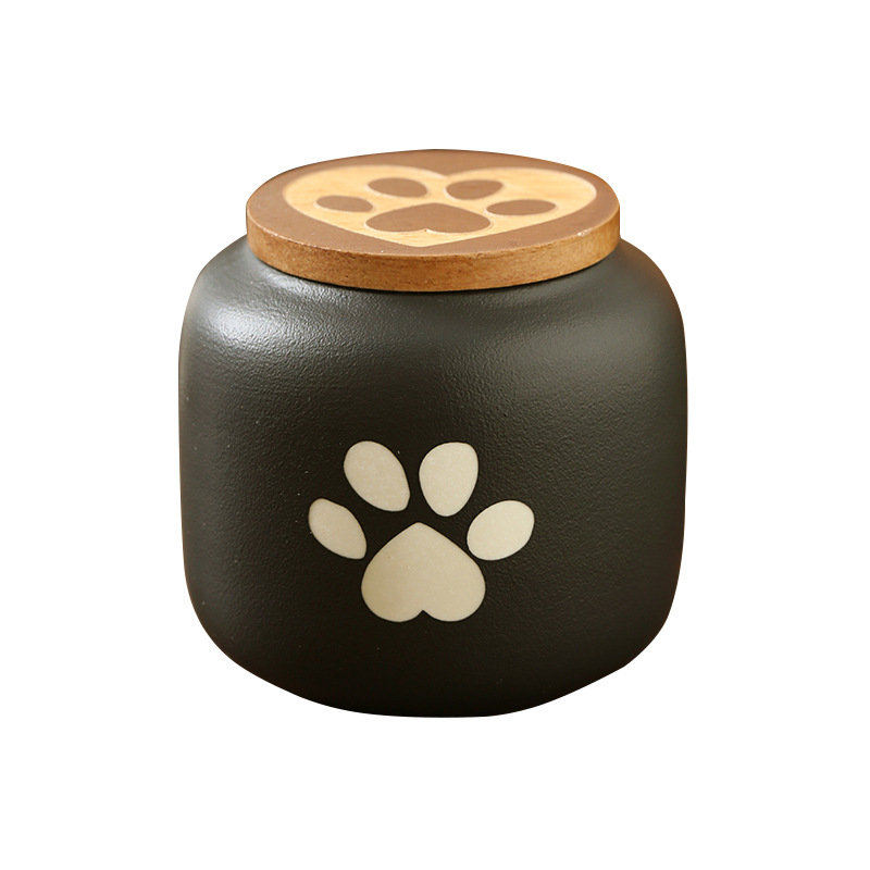 Ceramic pet cremation urn - Sealed storage box