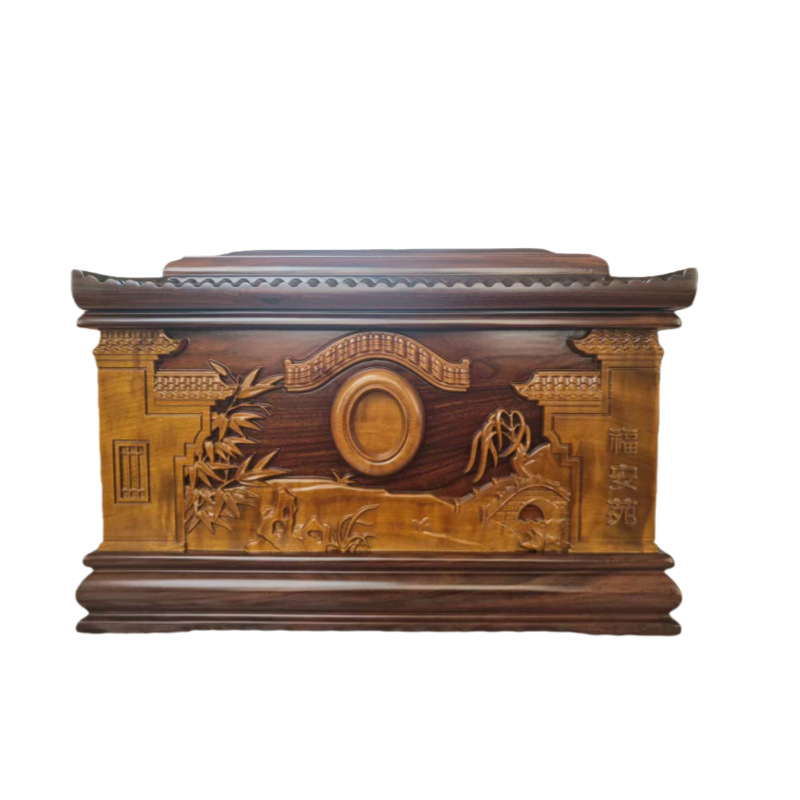 Solid wood pet cremation box - moisture-proof longevity box