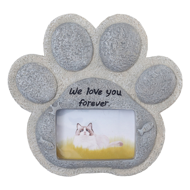 Pet Memorial Stone Effect Resin Tombstone for Dogs Cats