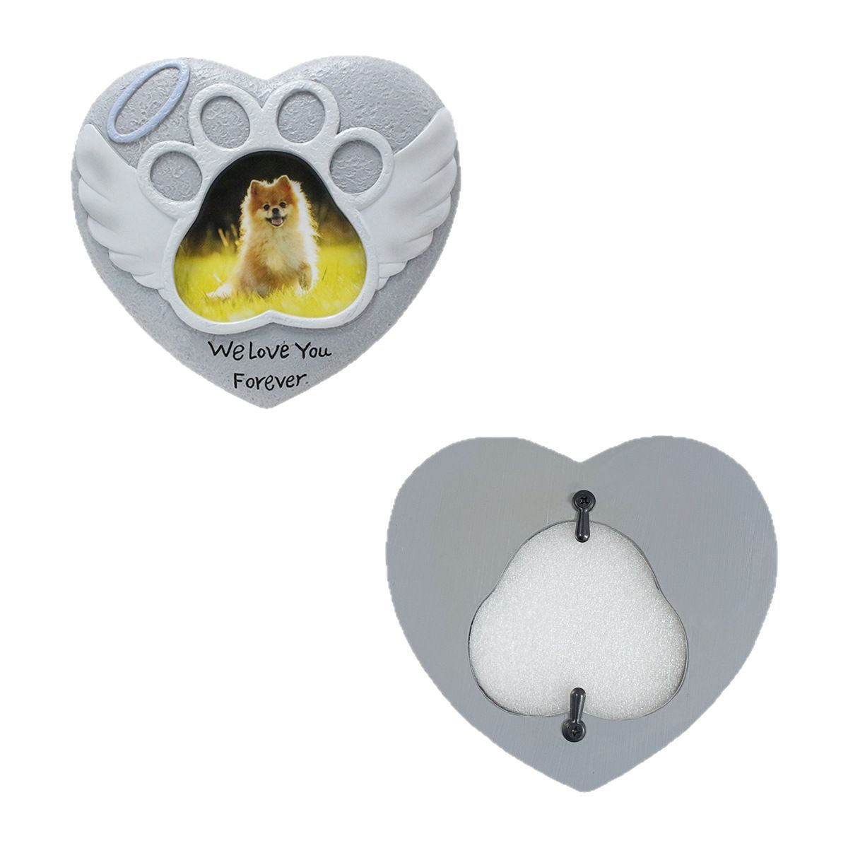 Resin Pet Memorial Tombstone, Decor for Dog Cat Grave