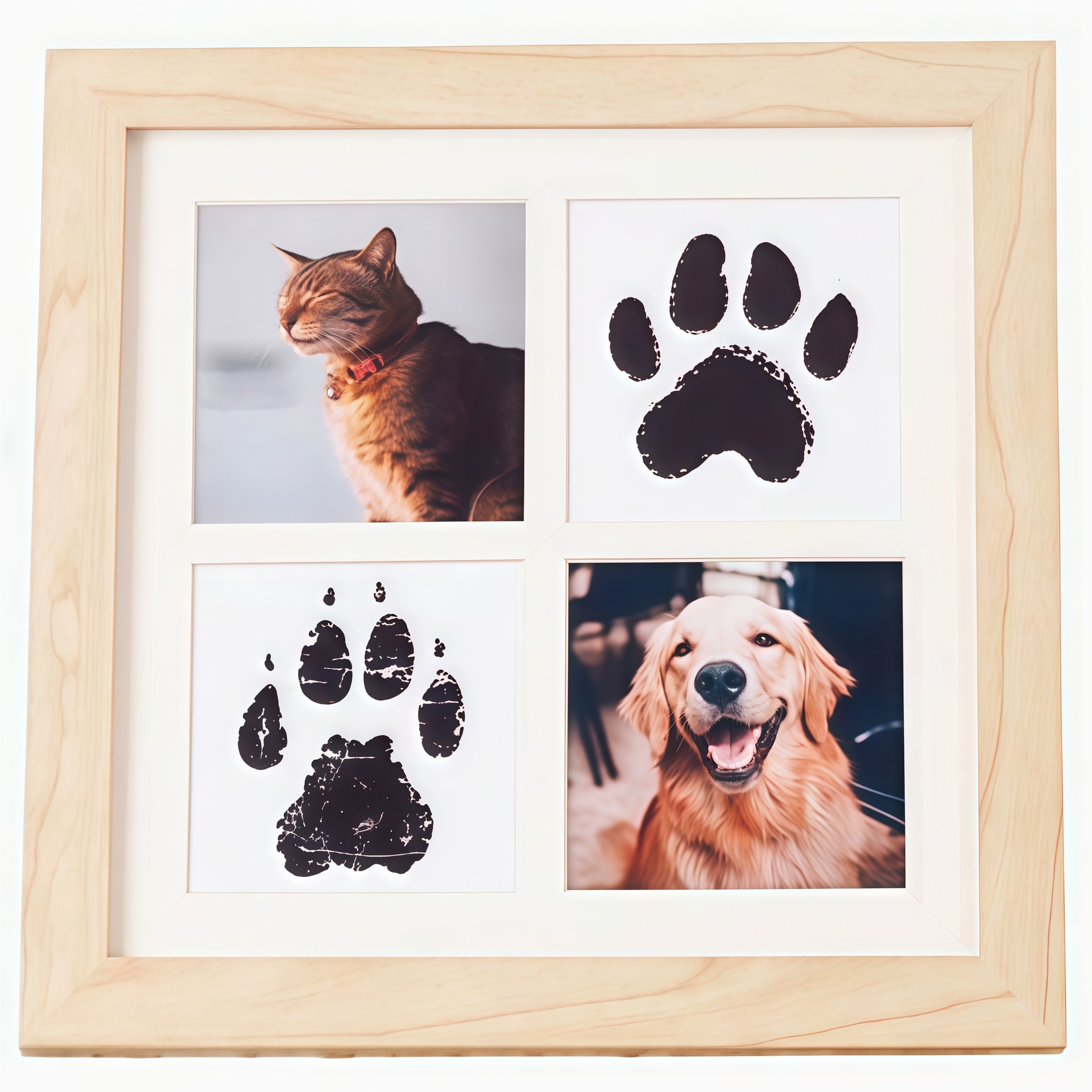 DIY Pet Paw Print Souvenir, Wash-Free Ink Pad for Dog & Cat Lovers