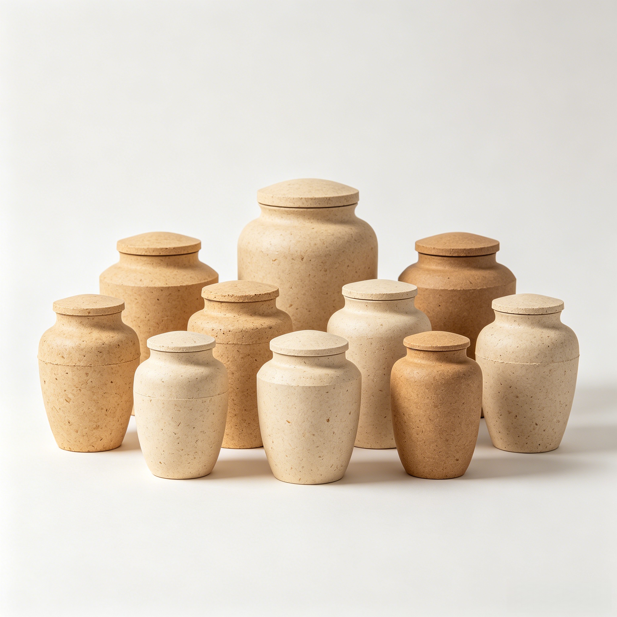 1-2Biodegradable Ashes Containers