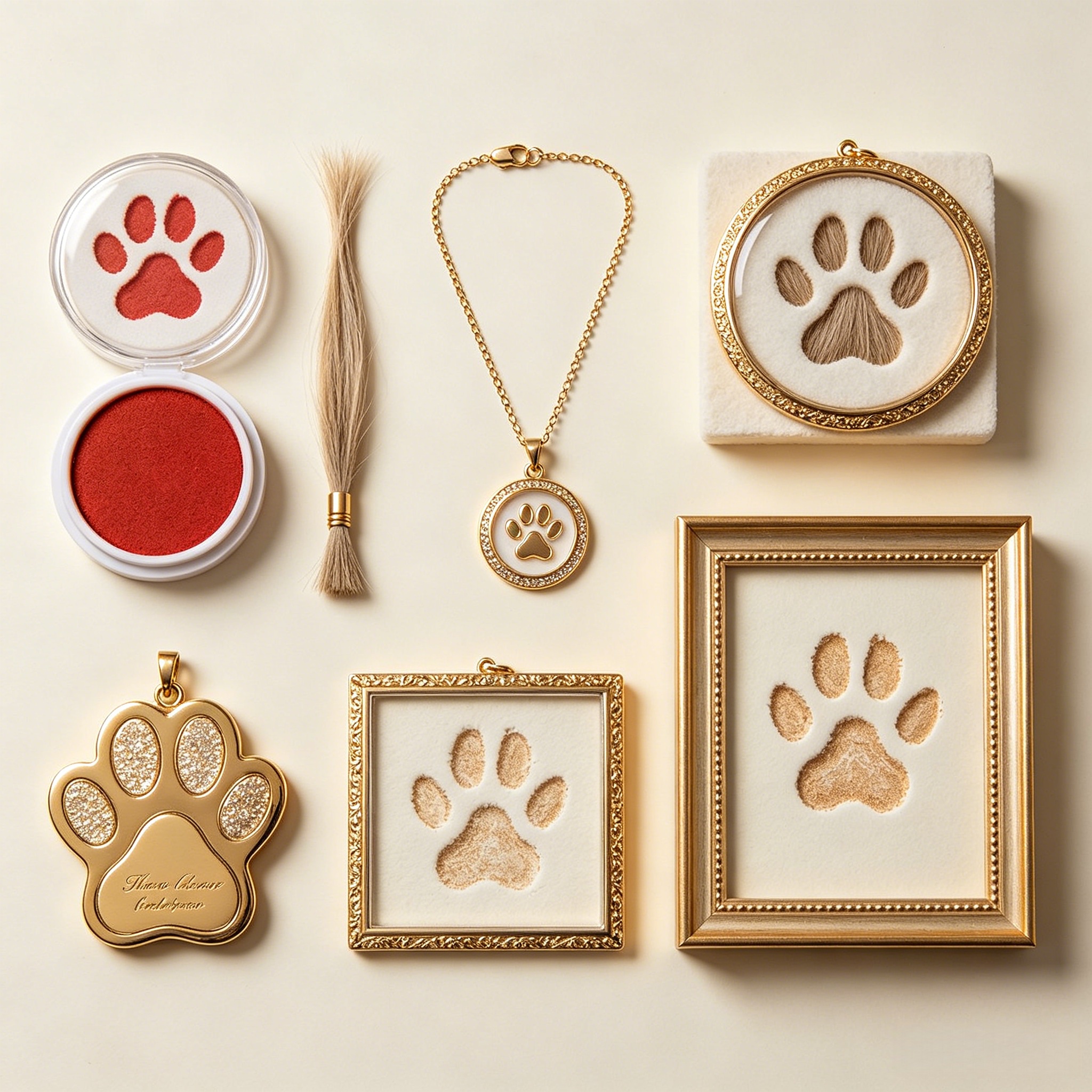 4-1 Hair & Paw Print Keepsakes
