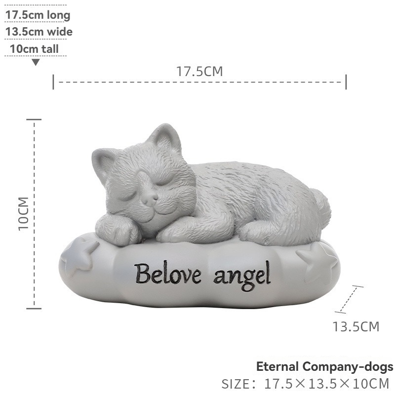 Creative Pet Urn Casket for Dog Cat Ashes, Animal Cremation Remains Storage Memorial Container
