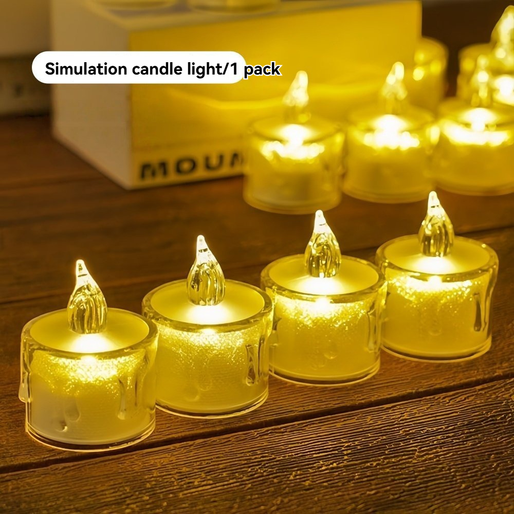 LED Simulation Pet Memorial Candle Eternal Worship Lamp for Dog Cat Funeral Remembrance