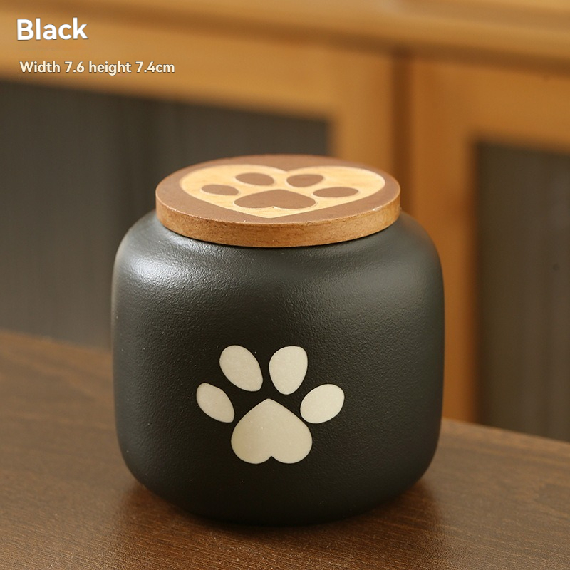 Ceramic pet cremation urn - Sealed storage box