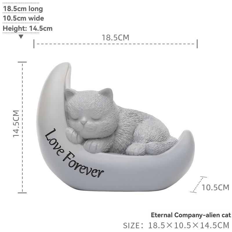 Creative Pet Urn Casket for Dog Cat Ashes, Animal Cremation Remains Storage Memorial Container