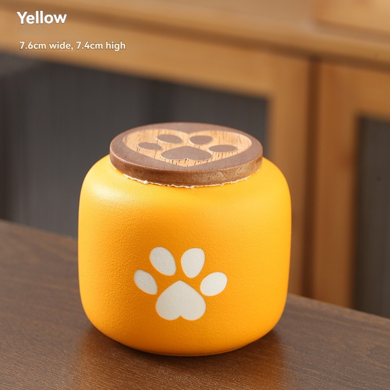 Ceramic pet cremation urn - Sealed storage box