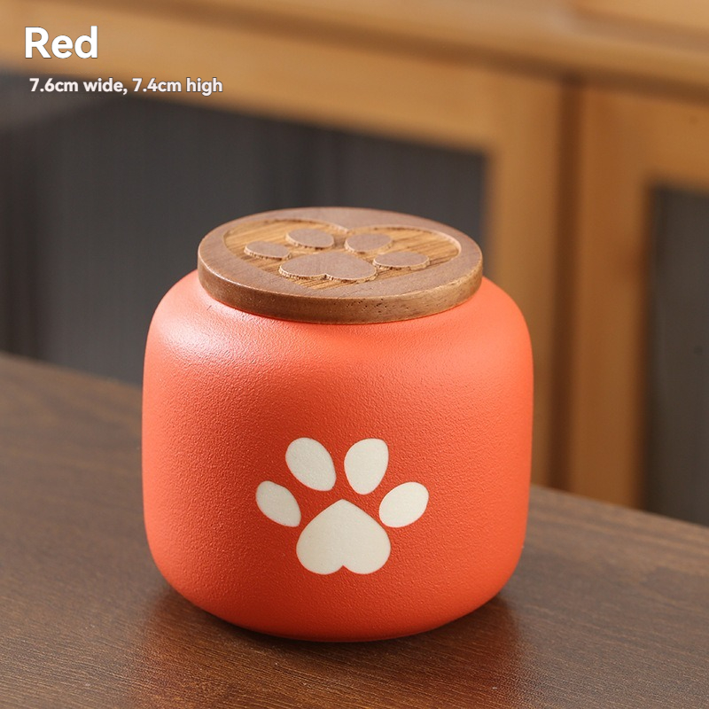Ceramic pet cremation urn - Sealed storage box