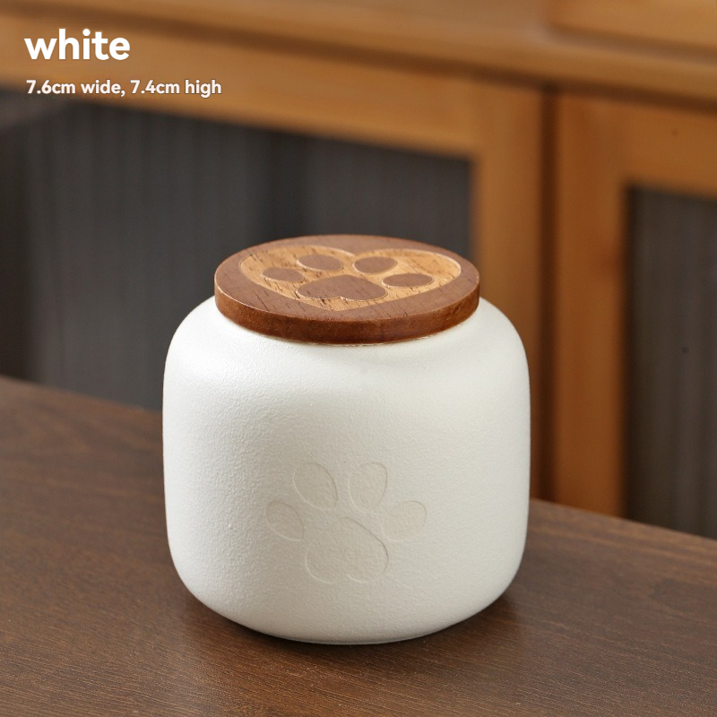 Ceramic pet cremation urn - Sealed storage box