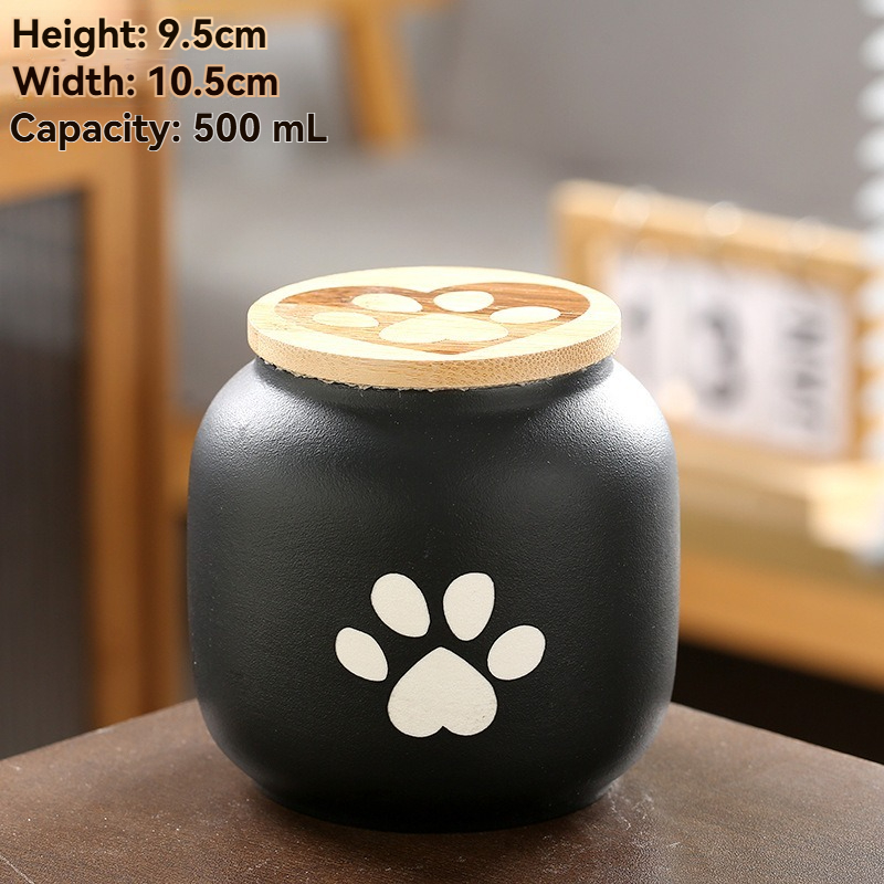 Ceramic pet cremation urn - Sealed storage box