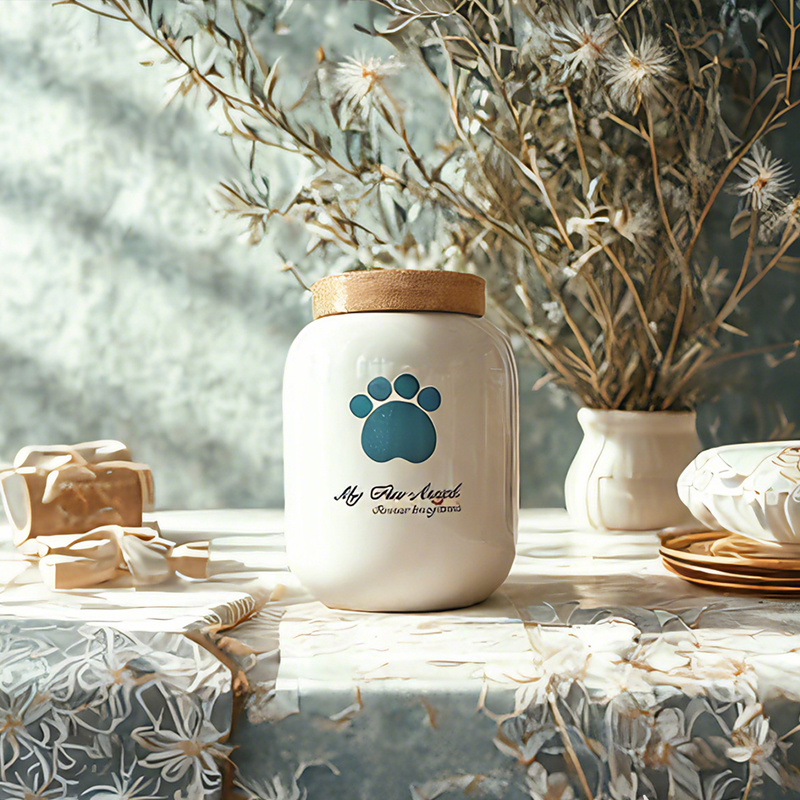 Pet Memorial Ash Container - Ceramic Sealed Storage Box
