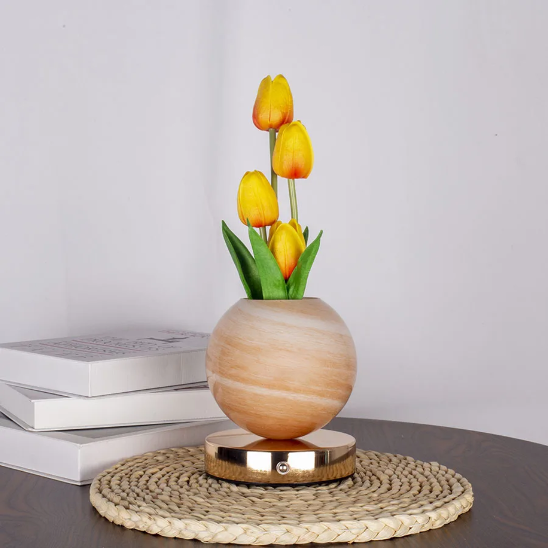 Lampara LED de Tulipanes