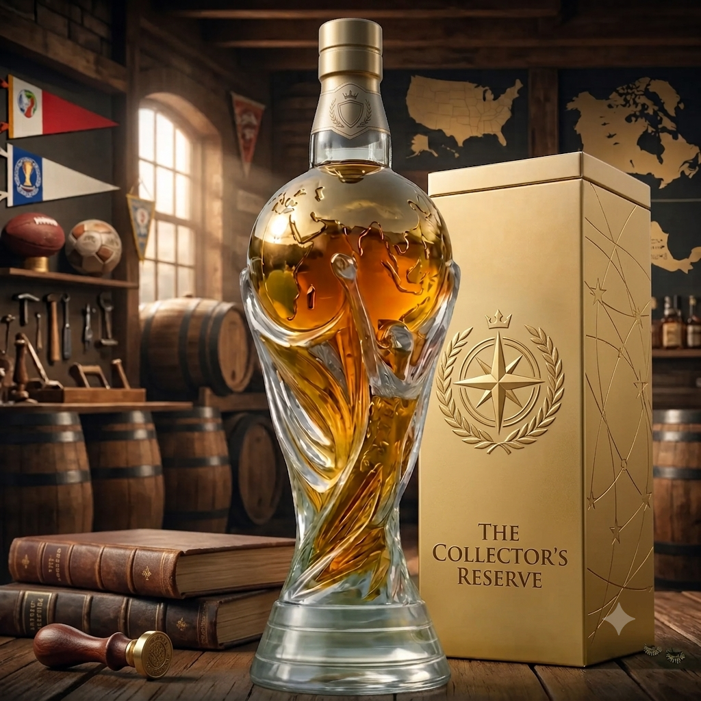 🔥¡OFERTA ESPECIAL: 49 % DE DESCUENTO!📢⚽Botella de whisky en edición especial para el Mundial de la FIFA 2026⚽