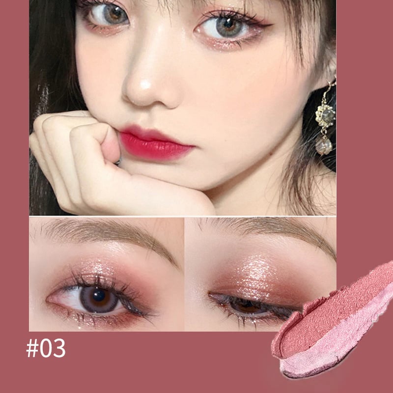 😍6Pack Dual-color eyeshadow stick-brightens the eyes for a natural and long-lasting look