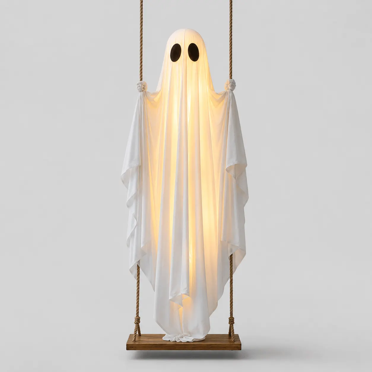 🔥 Limited Time 50% OFF 👻✨ Large Hanging Ghost on Swing – Add Spooky Magic to Your Porch This Halloween! 🎃🌙