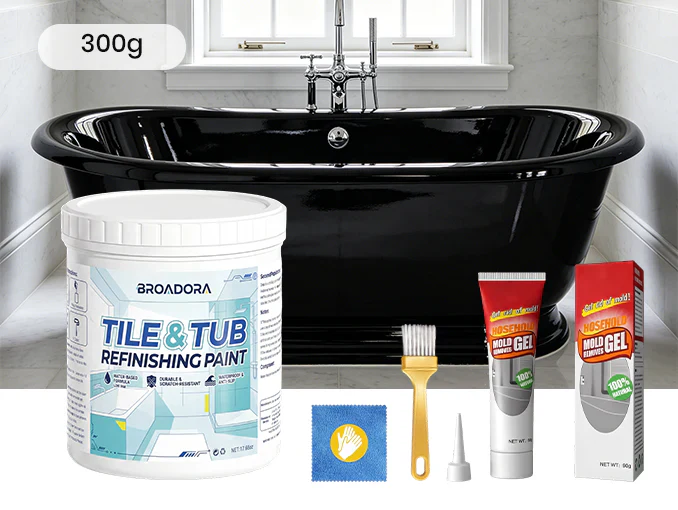 🥳2026 HOT SALE🥳💞50K+ SOLD!🛁🎨 50% OFF! Tile & Tub Refinishing Paint Kit – Waterproof, anti‑slip finish. Covers stains & cracks. Easy DIY, no pro needed. ✨🛡️