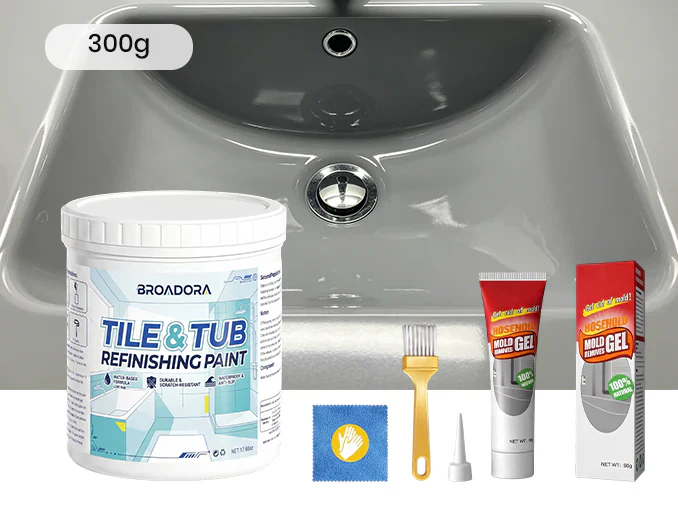 🥳2026 HOT SALE🥳💞50K+ SOLD!🛁🎨 50% OFF! Tile & Tub Refinishing Paint Kit – Waterproof, anti‑slip finish. Covers stains & cracks. Easy DIY, no pro needed. ✨🛡️