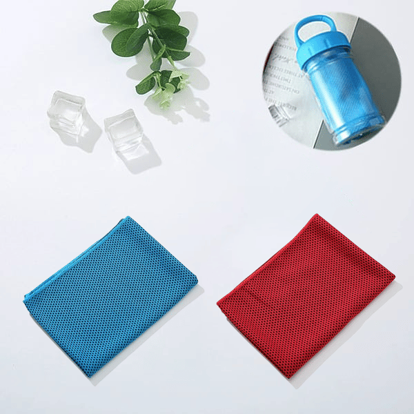 🎉LETZTER TAG – 1 KAUFEN, 1 GRATIS🌞Kühlhandtuch, das Sie überall und jederzeit verwenden können! Wiederverwendbar, weich, saugfähig, kühlend, tragbar