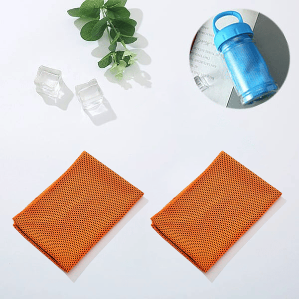 🎉LETZTER TAG – 1 KAUFEN, 1 GRATIS🌞Kühlhandtuch, das Sie überall und jederzeit verwenden können! Wiederverwendbar, weich, saugfähig, kühlend, tragbar