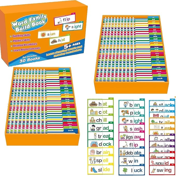 📚✨ Limited Time 50% OFF – 30 Read & Rhyme Flip Books | Make Learning Fun, Creative & Interactive! 🎶🌈
