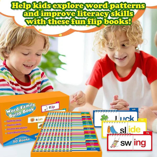 📚✨ Limited Time 50% OFF – 30 Read & Rhyme Flip Books | Make Learning Fun, Creative & Interactive! 🎶🌈