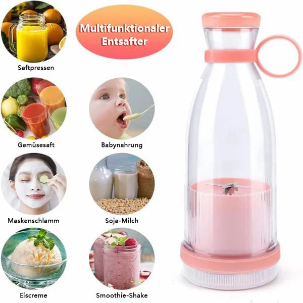 Portabler Entsafter Bestseller | 🌟 Frischer Saft, jederzeit und überall!