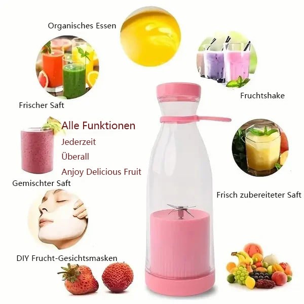 Portabler Entsafter Bestseller | 🌟 Frischer Saft, jederzeit und überall!